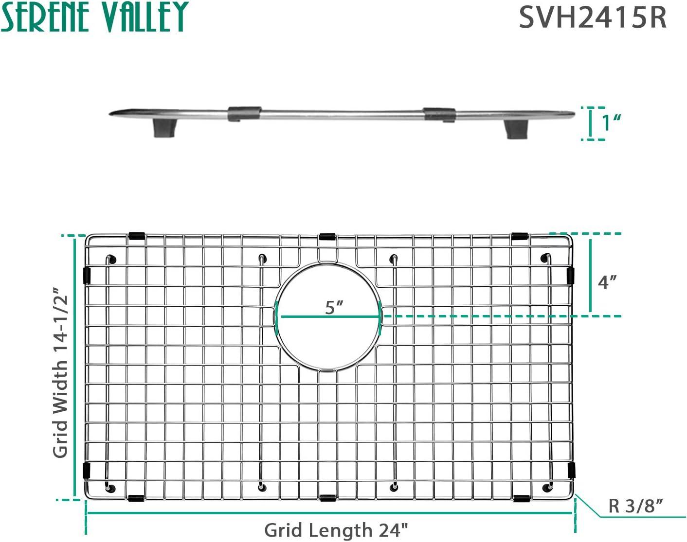 24.02-in x 14.45-in Stainless Steel Sink Bottom Grid