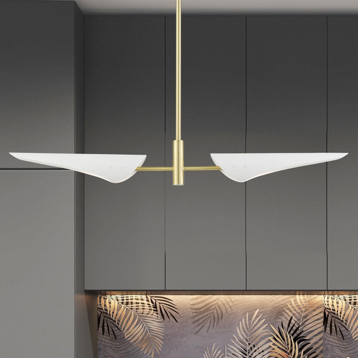 Livex Lighting Capistrano 2 - Light Chandelier in  Satin Brass