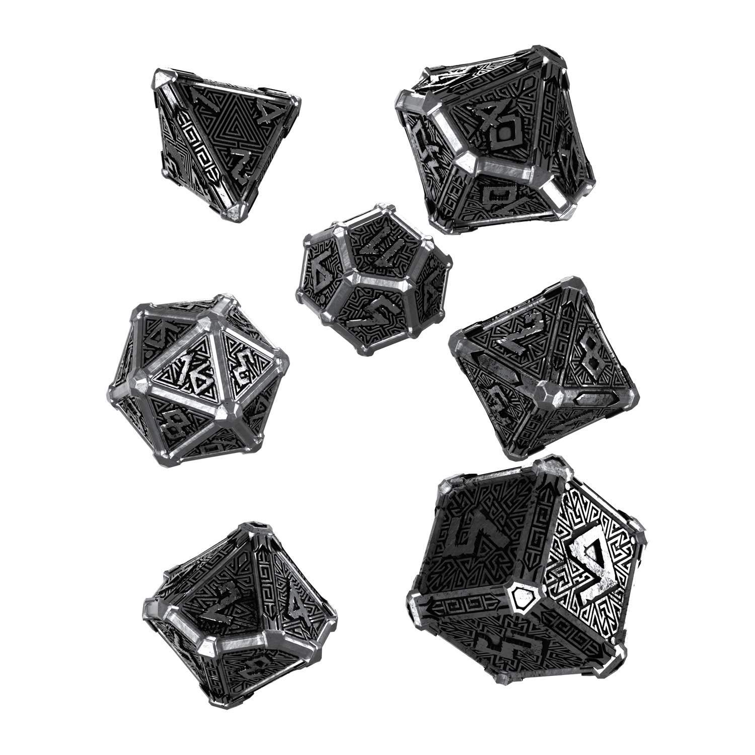 Q Workshop Mythical Metal Dice Set