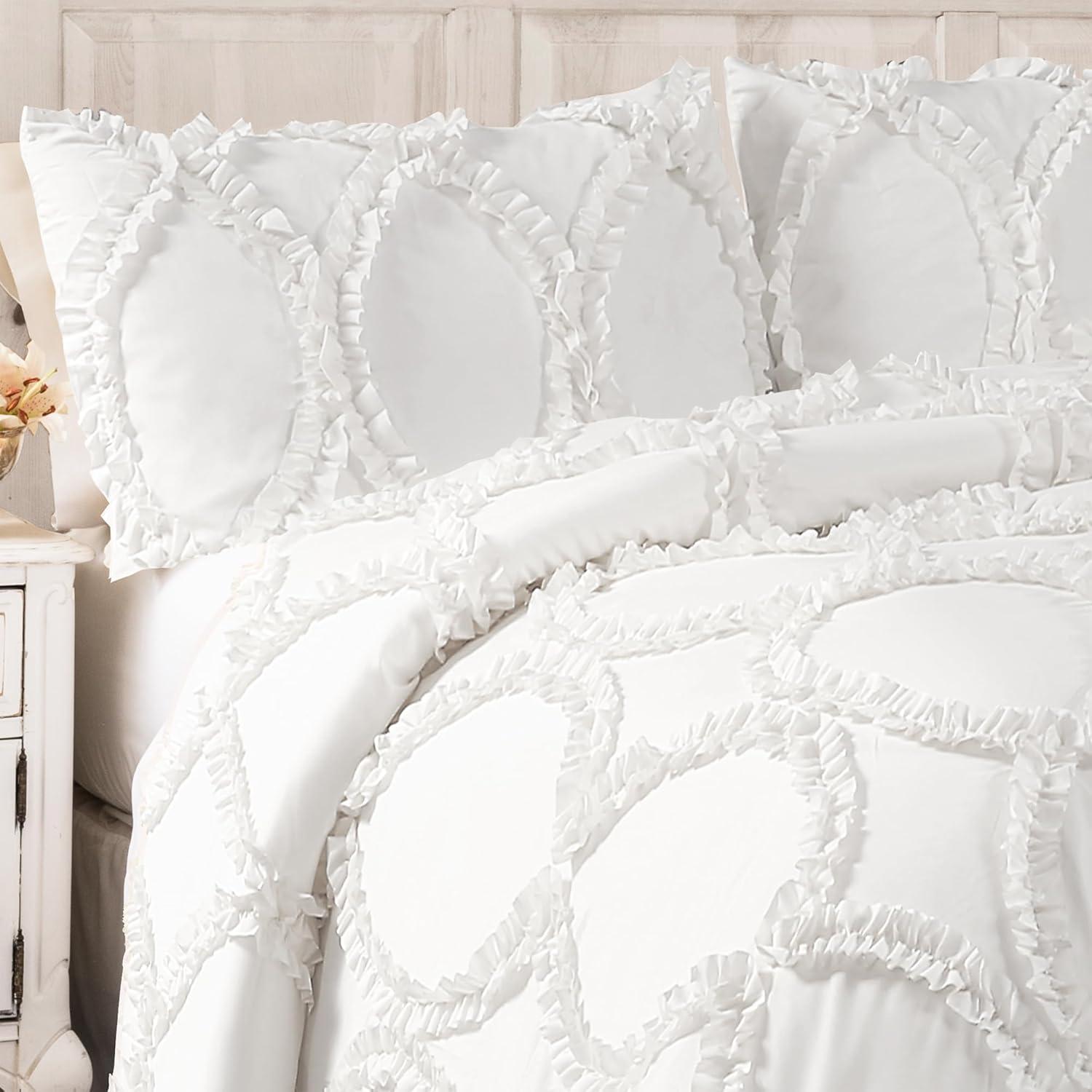 Reyna Microfiber Traditional 3 Piece Comforter Set