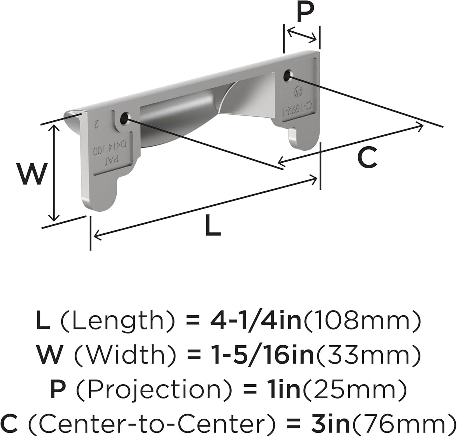 Amerock Inspirations 3 inch (76mm) Center-to-Center