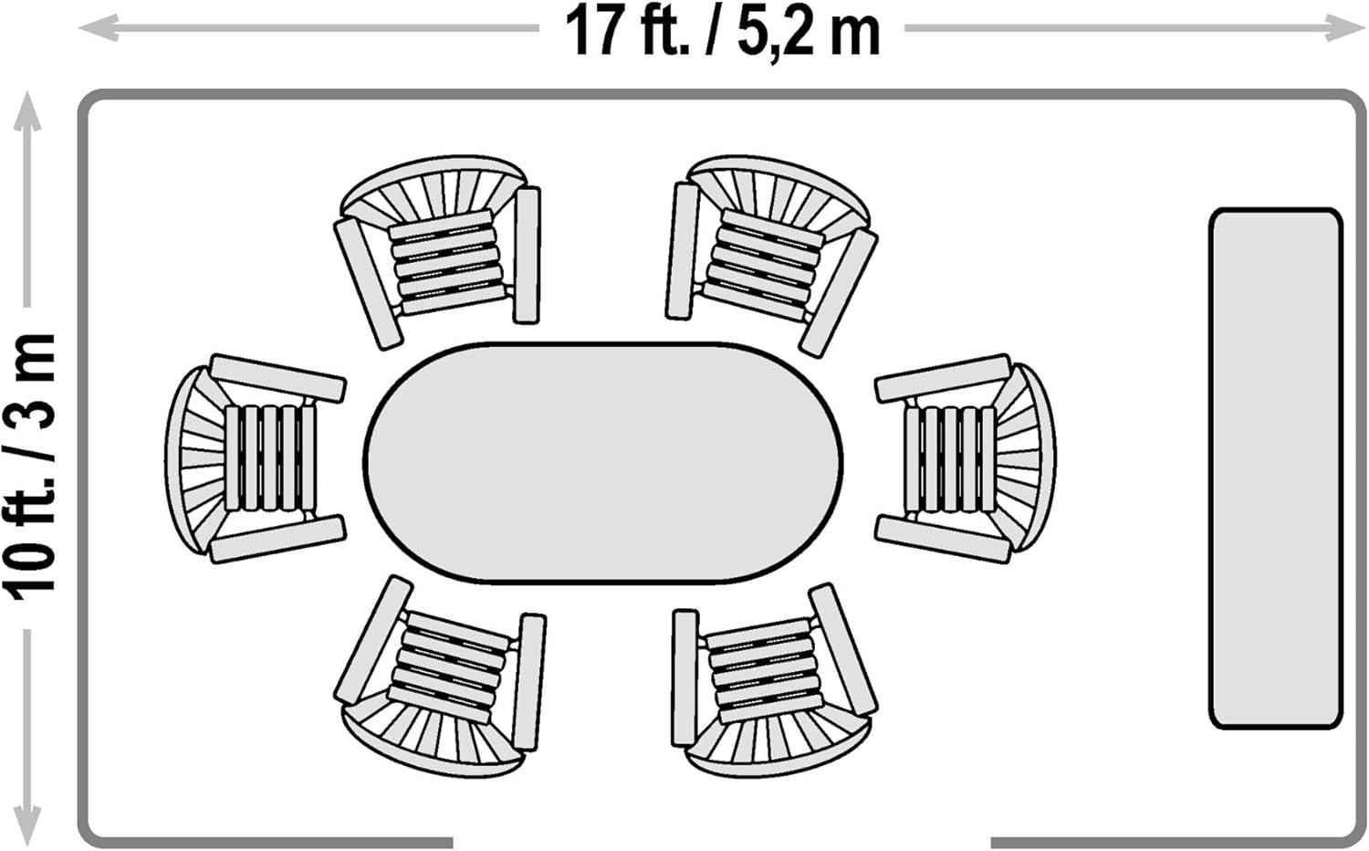 Sojag 10 Ft. W x 17 Ft. D Aluminum Patio Gazebo
