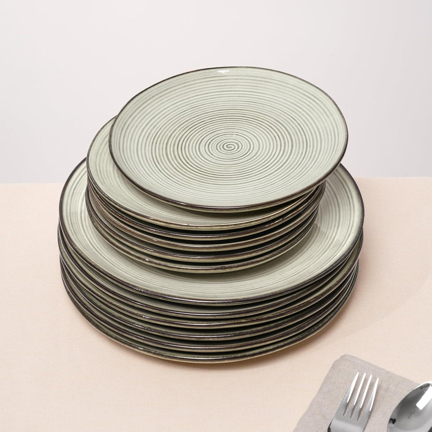 Fairdale 6 Piece 10.51'' Stoneware Dinner Plate Set