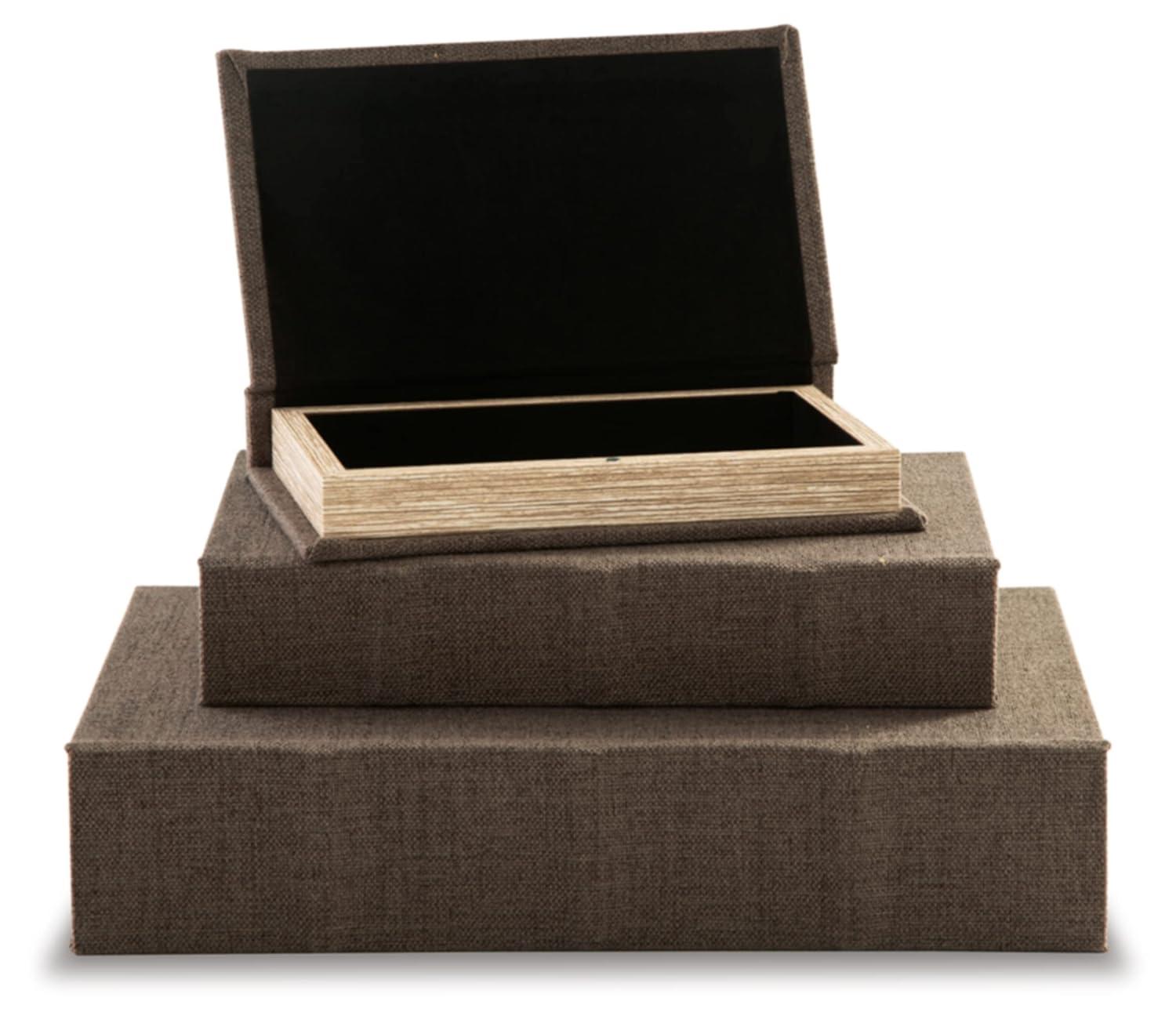 Signature Design by Ashley Casual Jolina Box (Set of 3)  Brown
