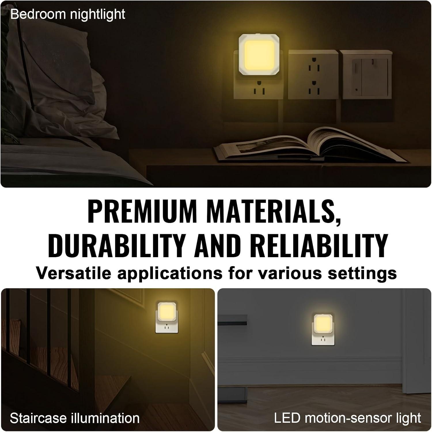 LED Night Light, 2 Pack Plug in LED Night Light