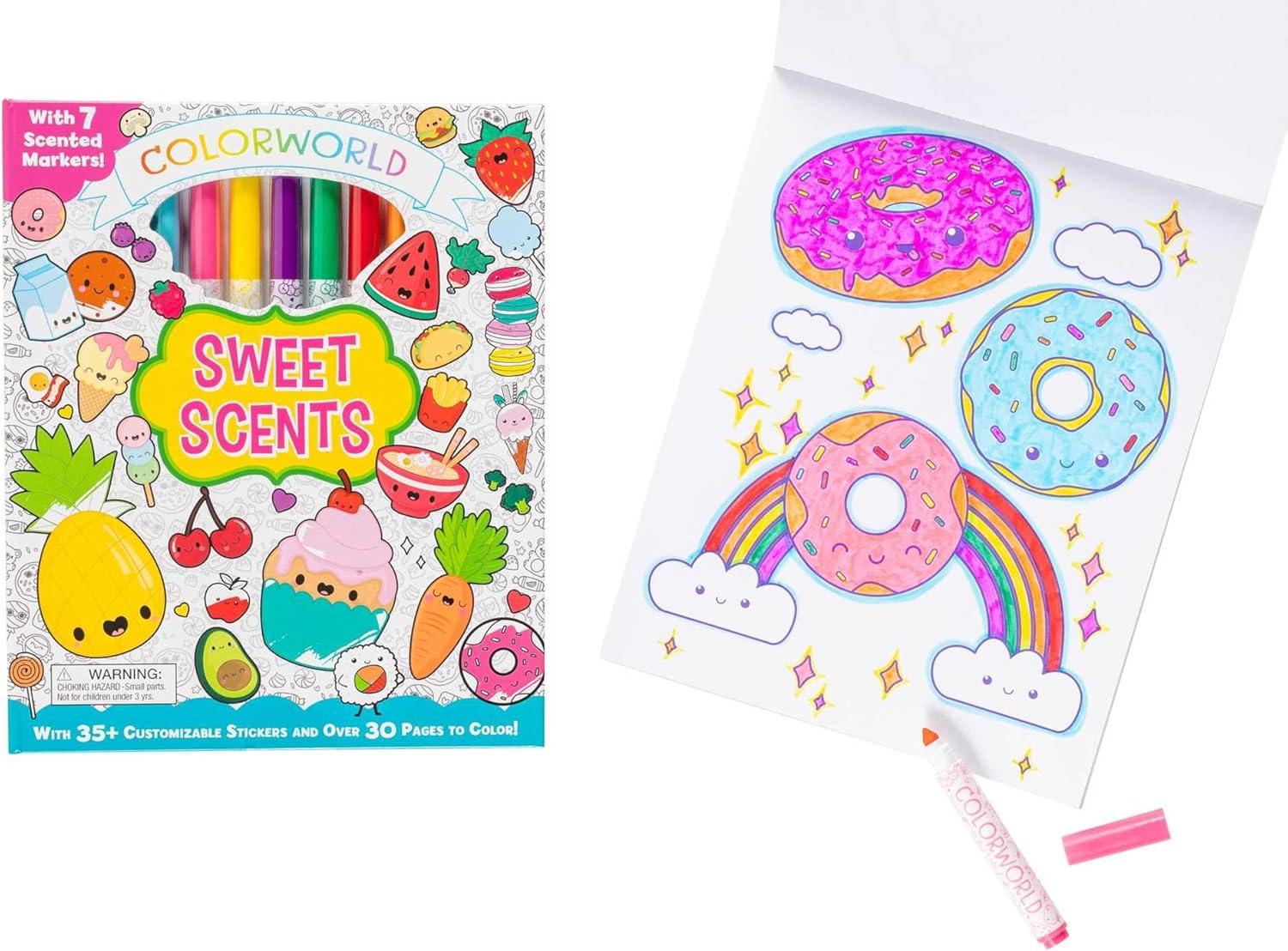 ColorWorld Sweet Scents Kids' Coloring Kit with Scented Markers