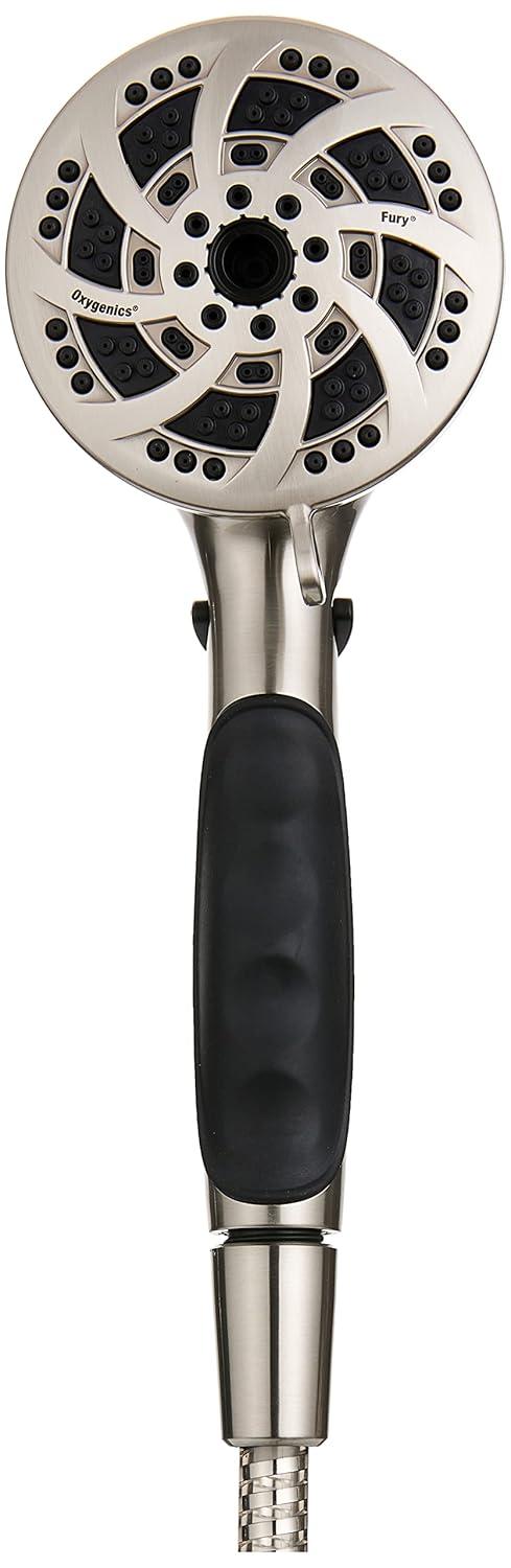 Oxygenics Fury RV Brushed Nickel Handheld Shower Head