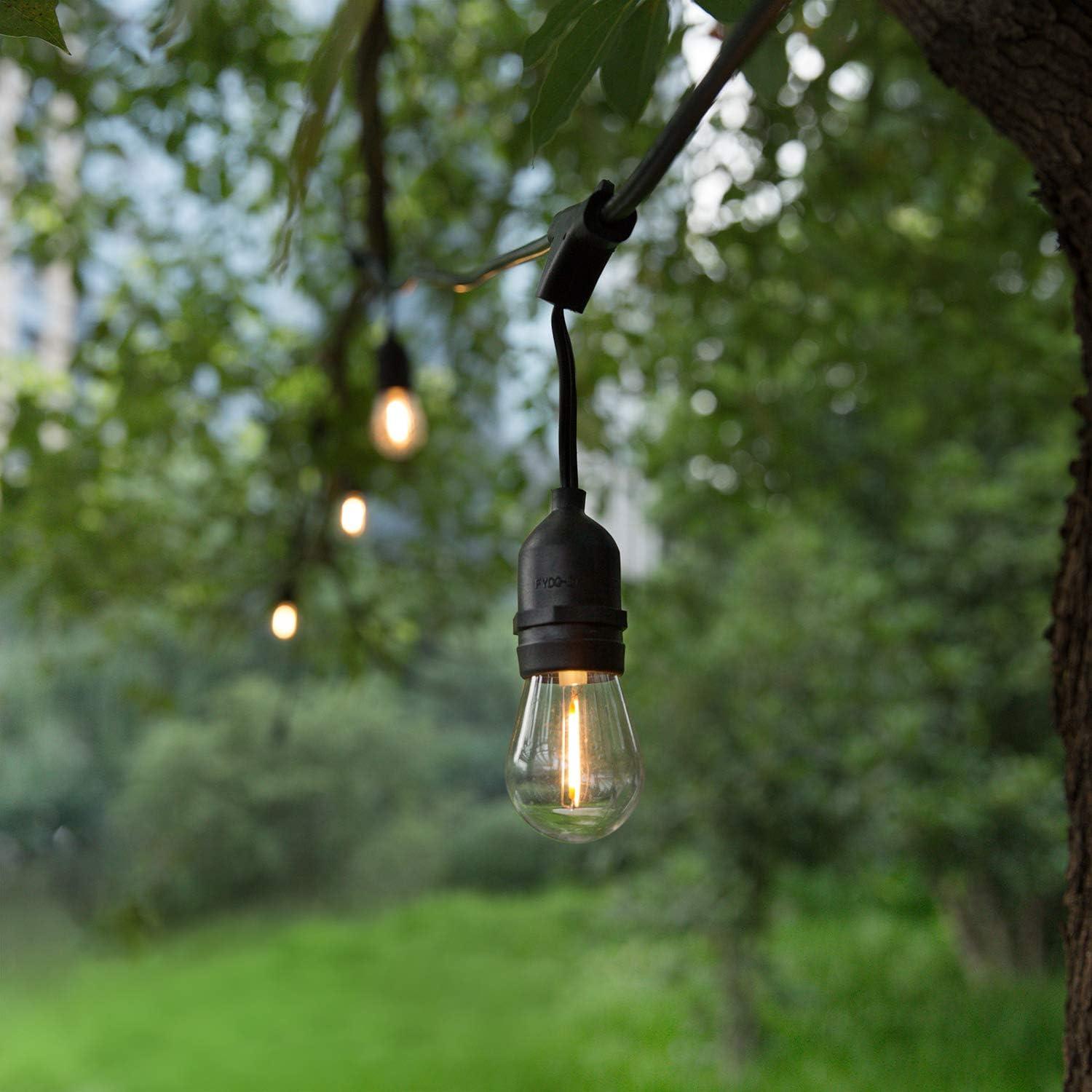 Dimmable LED S14 Vintage Edison Bulbs for Outdoor String Lights