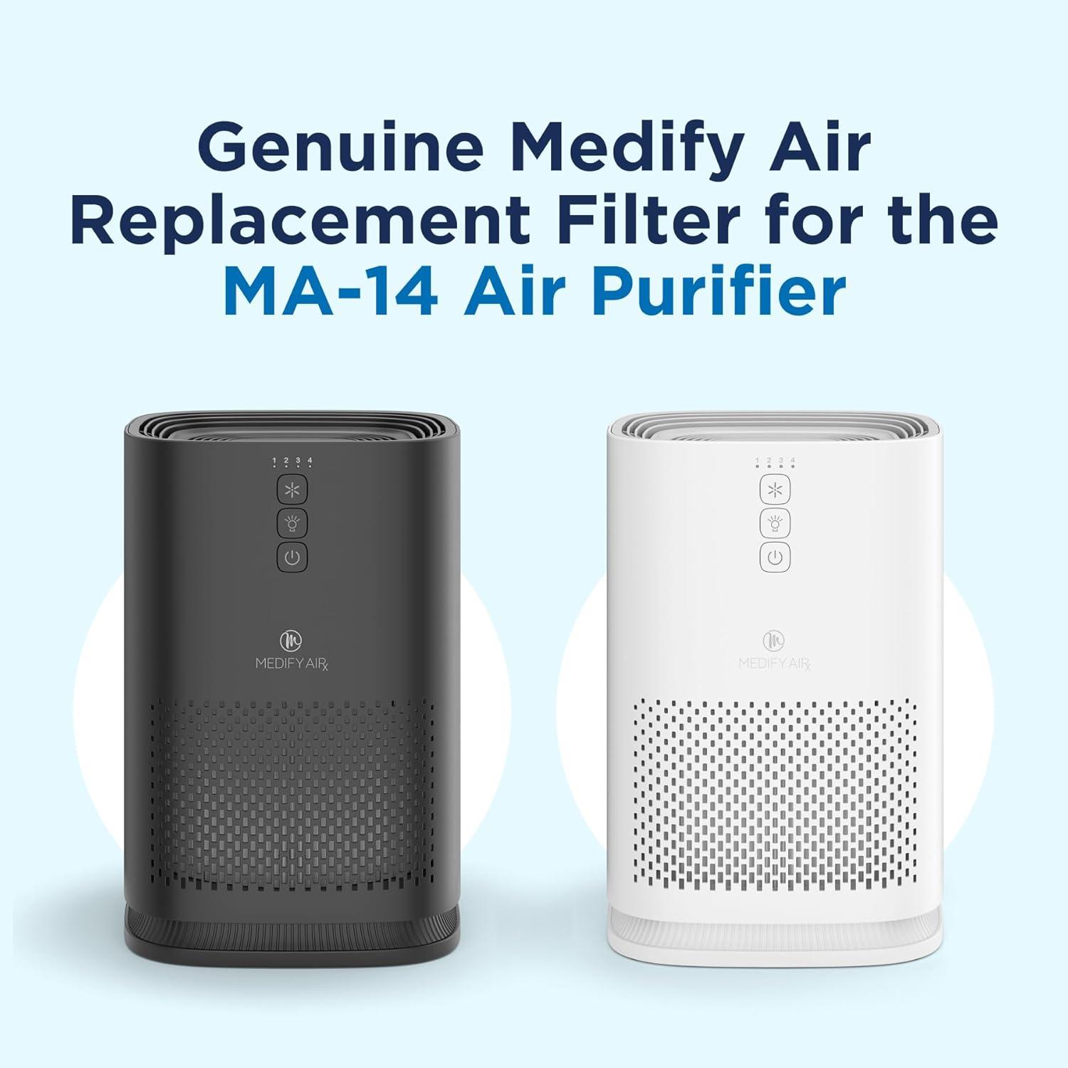 Suitable for Medify Air MA-14 MA-14W MA-14B Air Purifier Filter Element