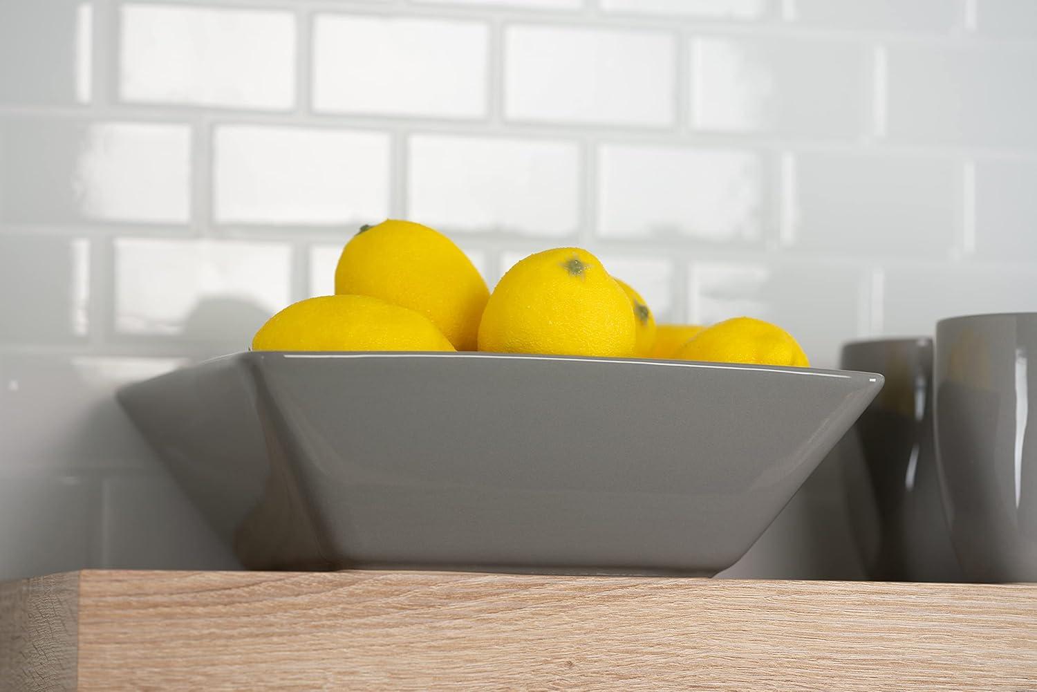 Ten Strawberry Street Nova Square Stoneware 38 Piece Dinnerware Set, Service for 6
