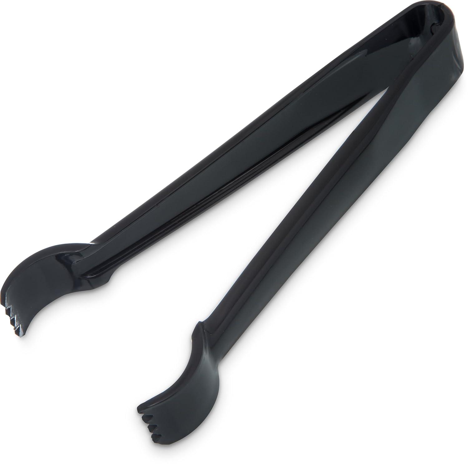 Black Polycarbonate 6-Inch Pom Salad Tong