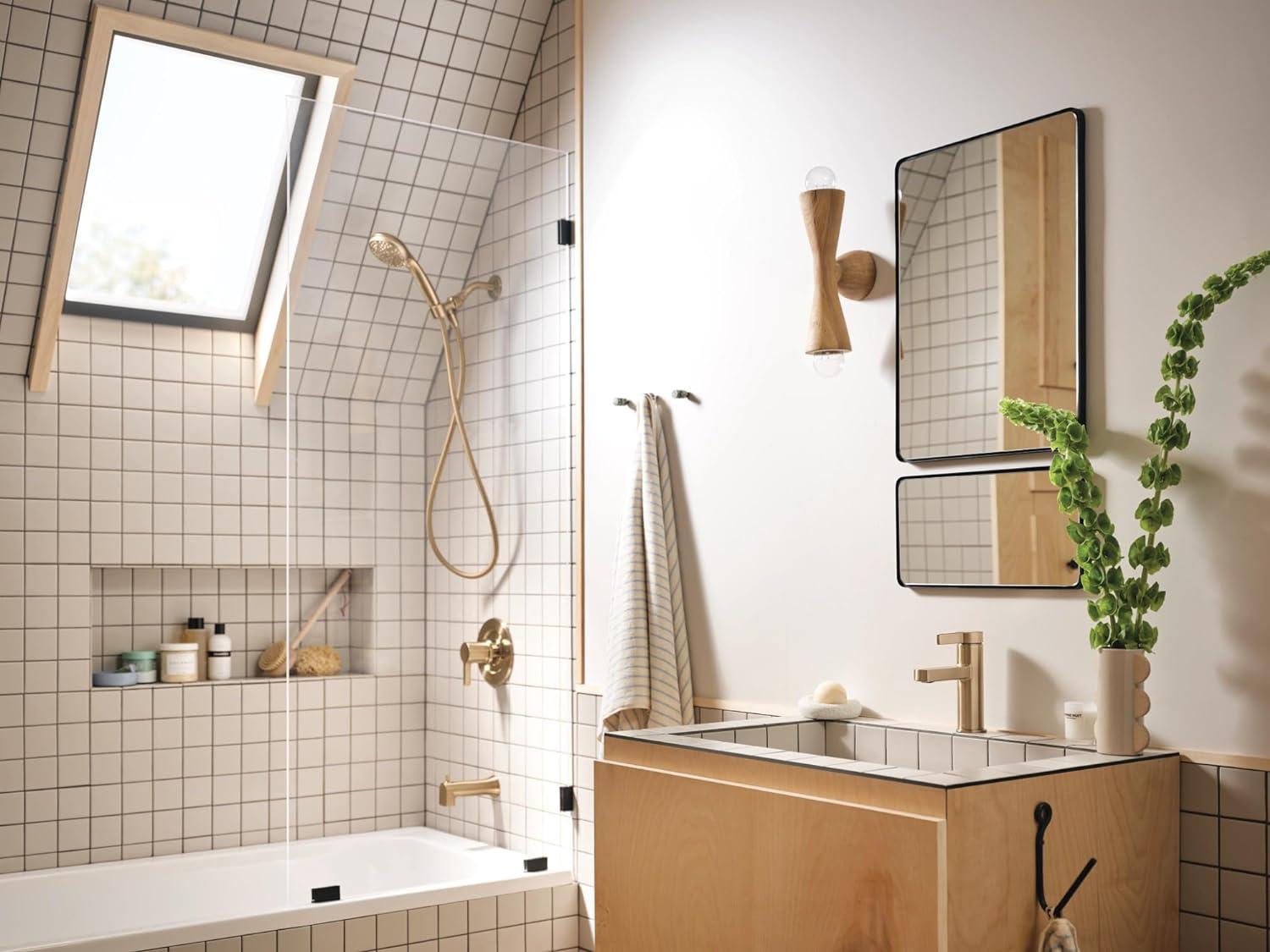 Beric Tub & Shower Faucet with Handheld Showerhead, Valve Included