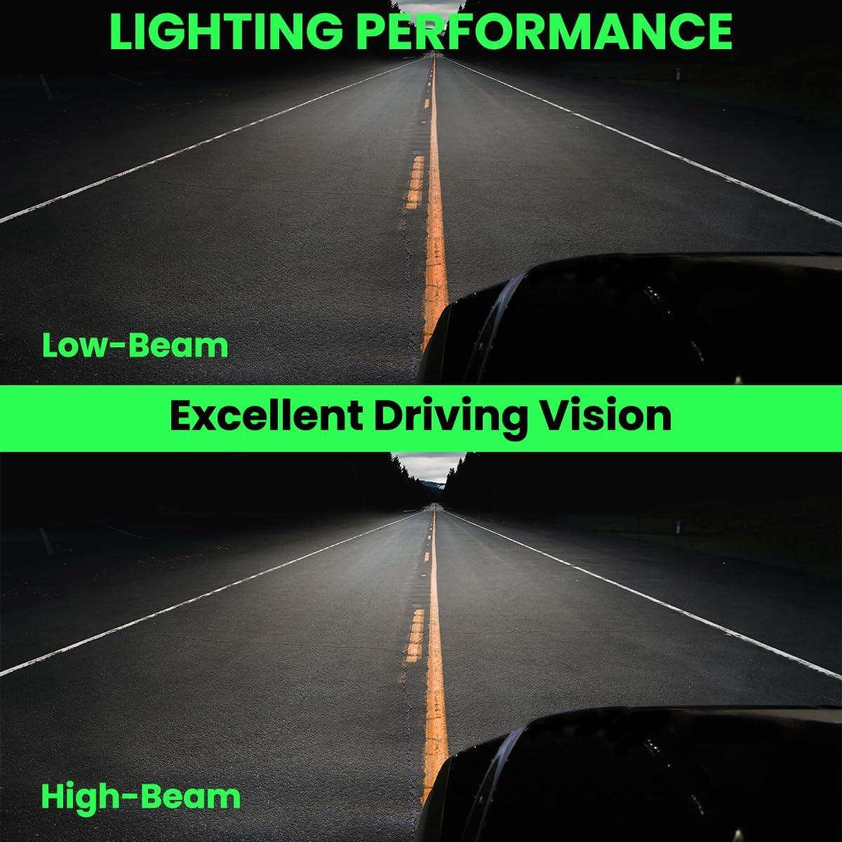 Spec-D Tuning Black Headlights Compatible with 2003-2007 Honda Accord LX EX L+R Pair Head Light Lamp Assembly