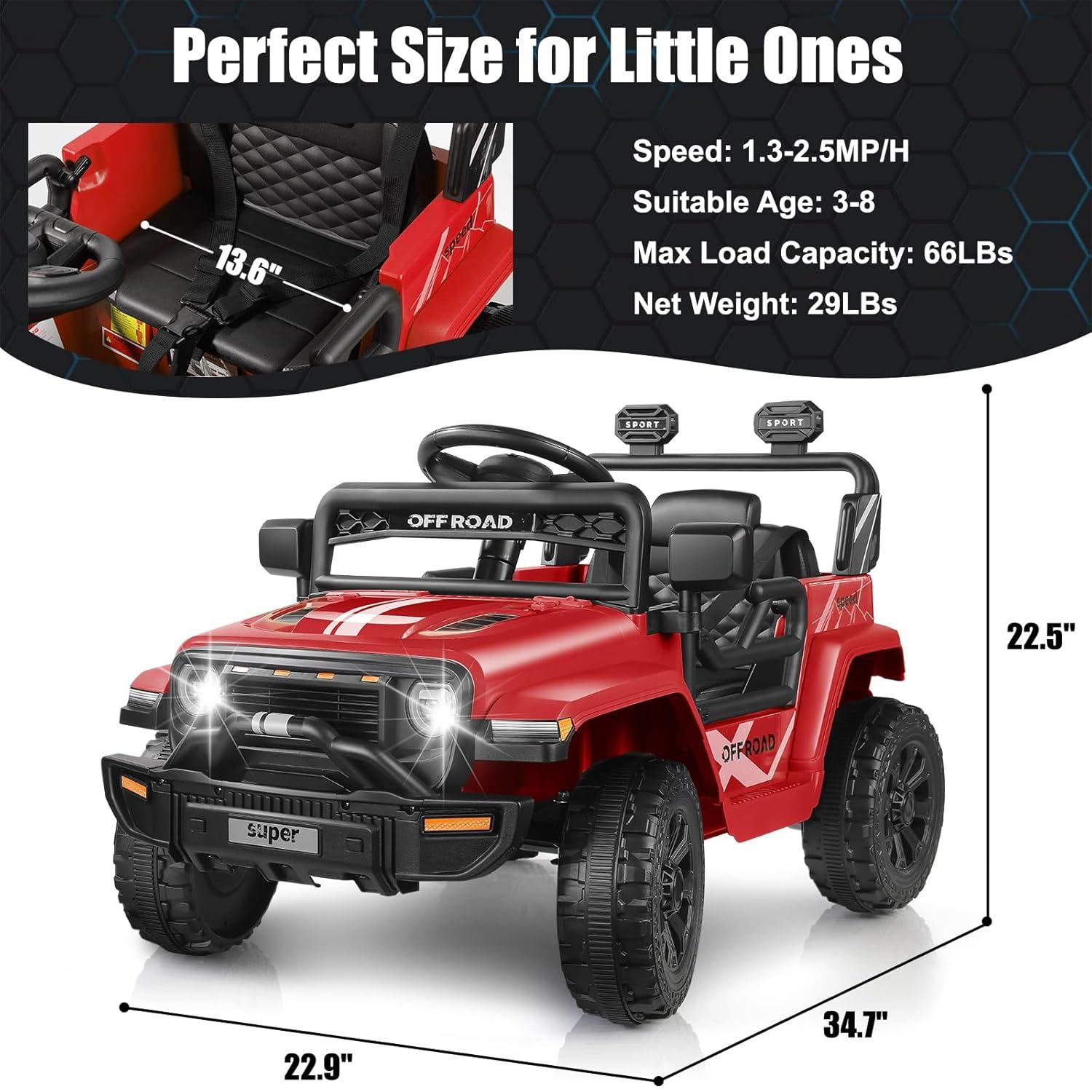 Himimi Himimi 1 Seater All-Terrain Vehicles Battery Powered Ride On with Remote Control