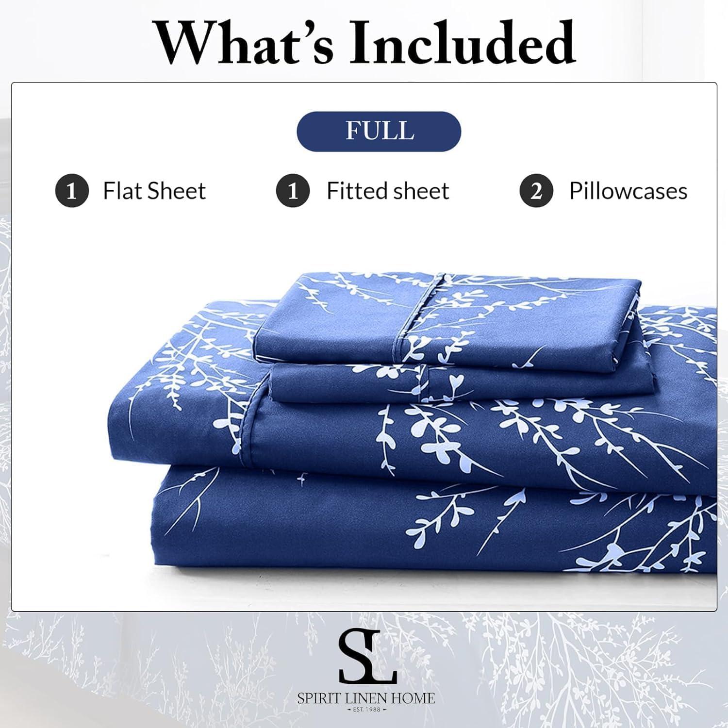 Collections Etc 4pc Foliage Sheet Set