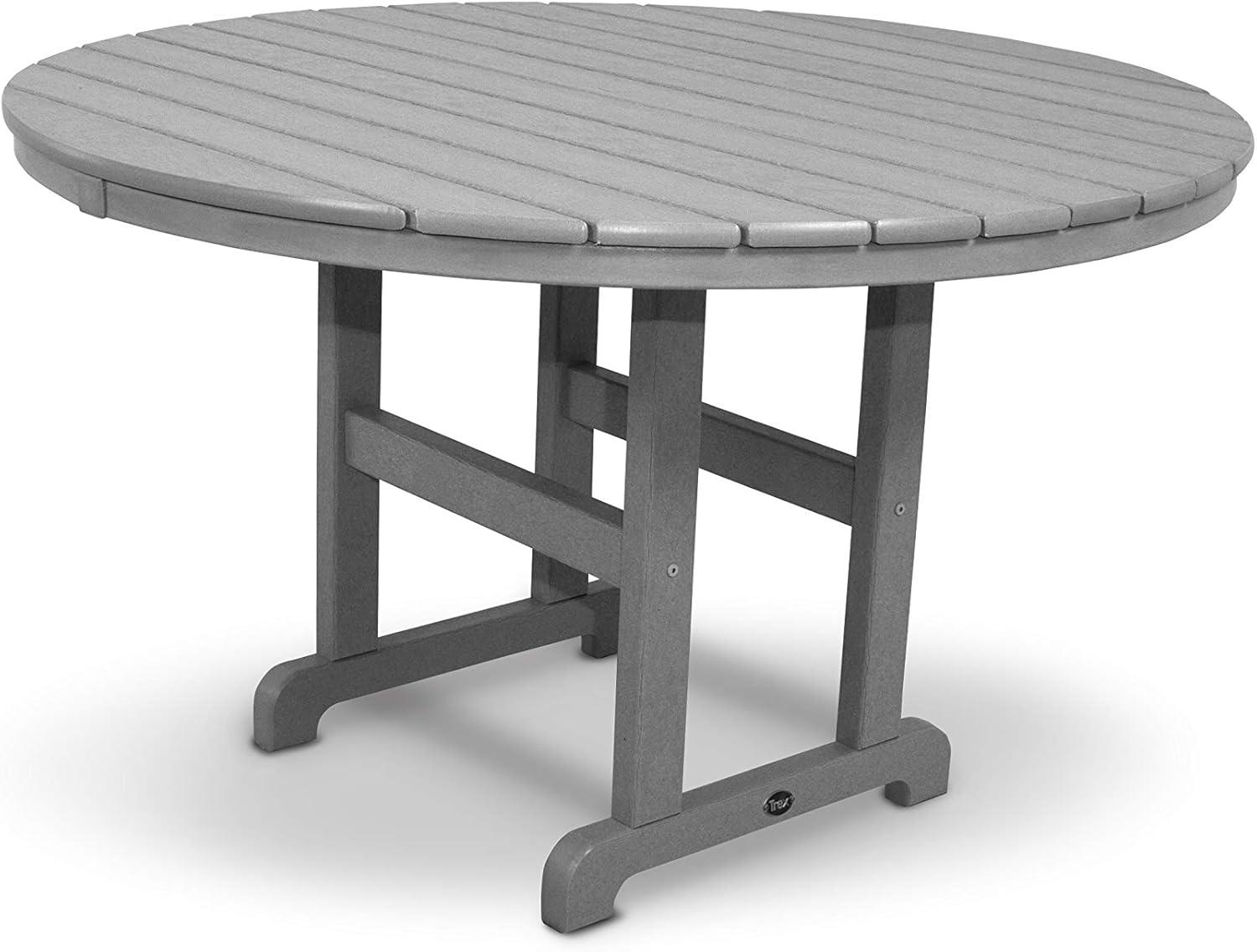 Stepping Stone Gray 48" Round Outdoor Dining Table