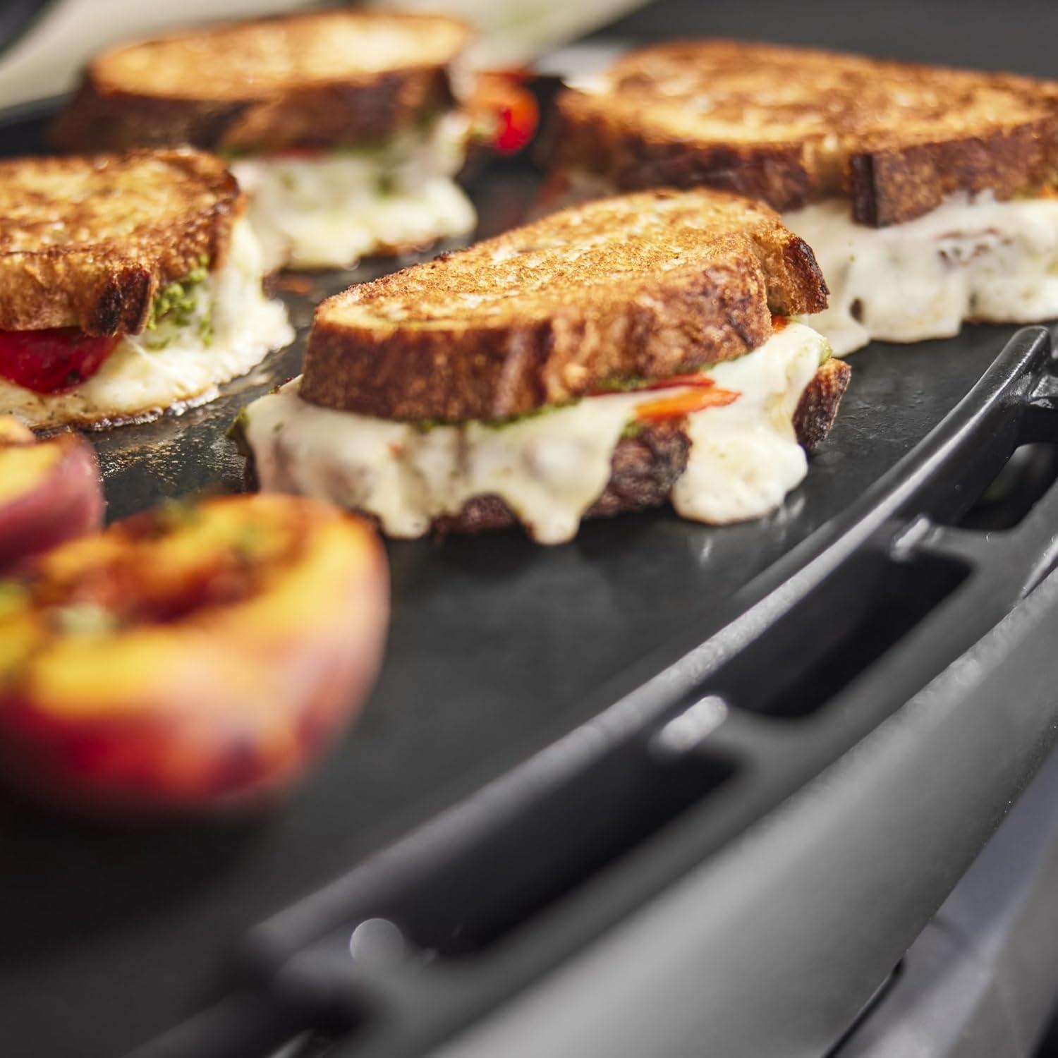 Weber Q2800N+ Gas Grill (Liquid Propane) With Stand Bundle, Black