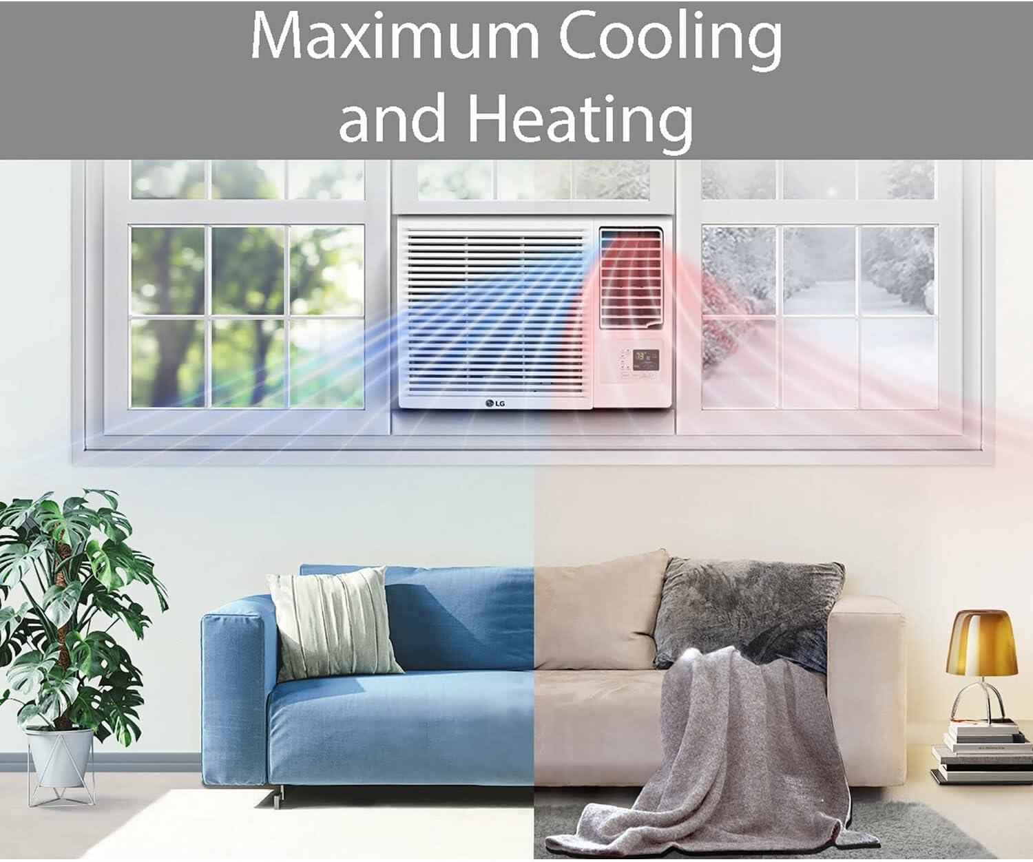LG LG 12000 BTU Wi-Fi Connected Window Air Conditioner for