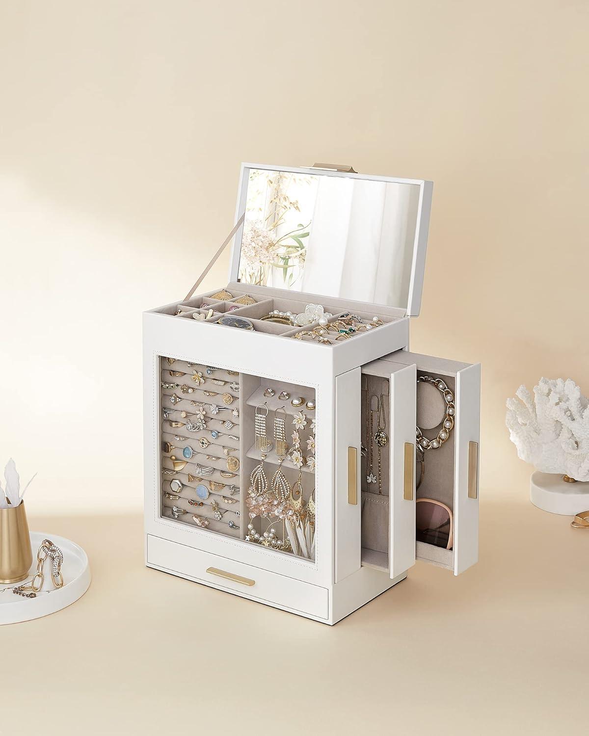 Latitude Run® 5 Layer Jewelry Box with Glass Window
