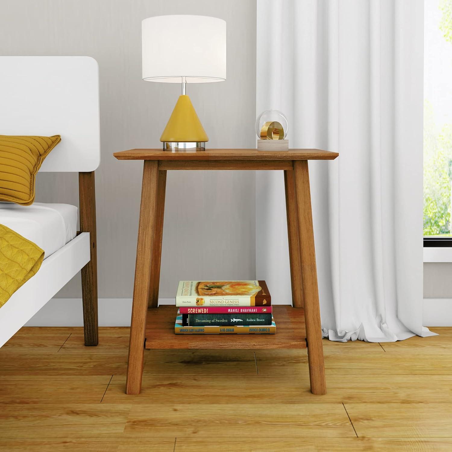 Max & Lily Mid-Century Modern Table Nightstand