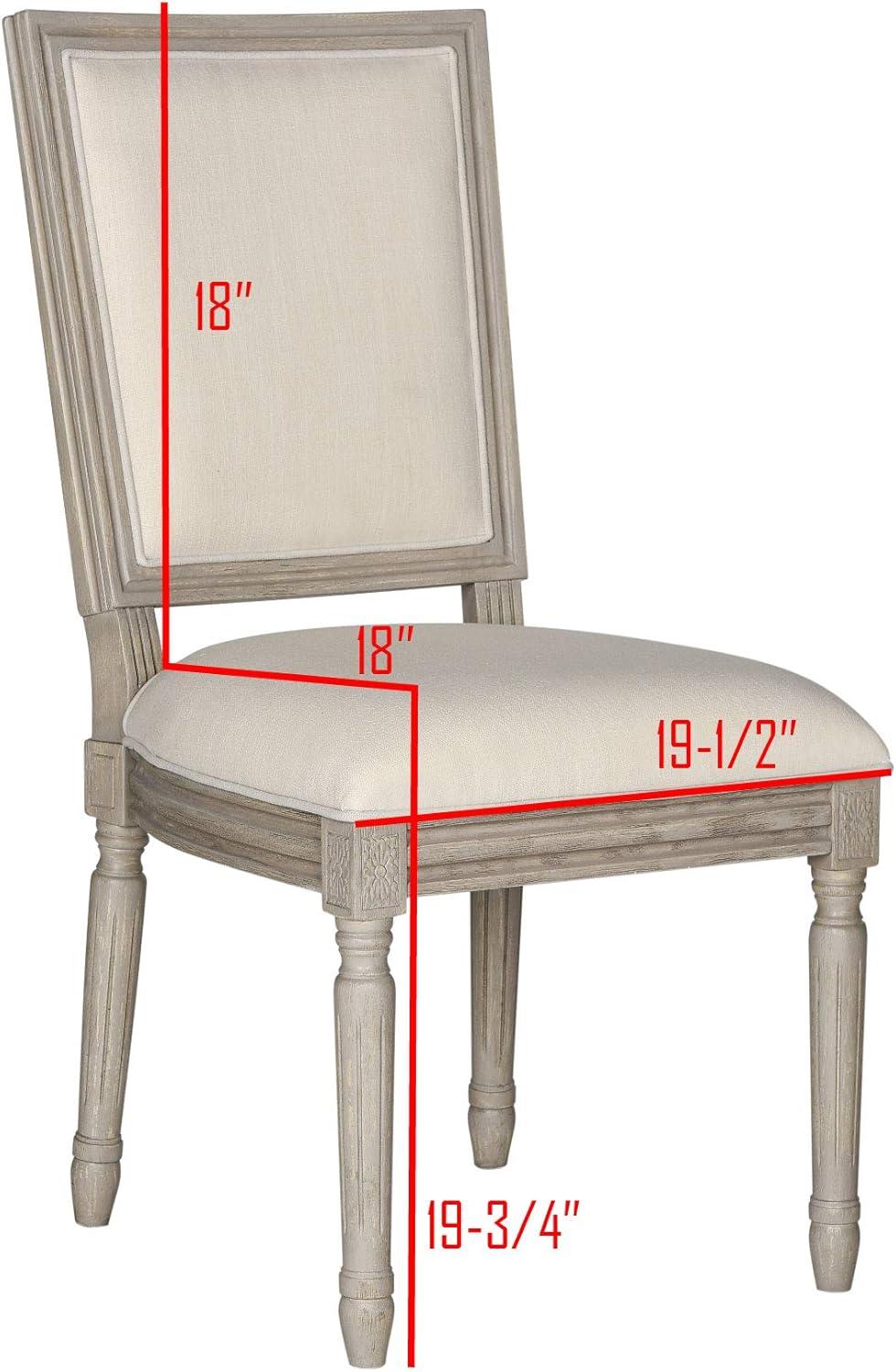 Buchanan 19''H French Brasserie Rectangle Side Chair (Set of 2)  - Safavieh