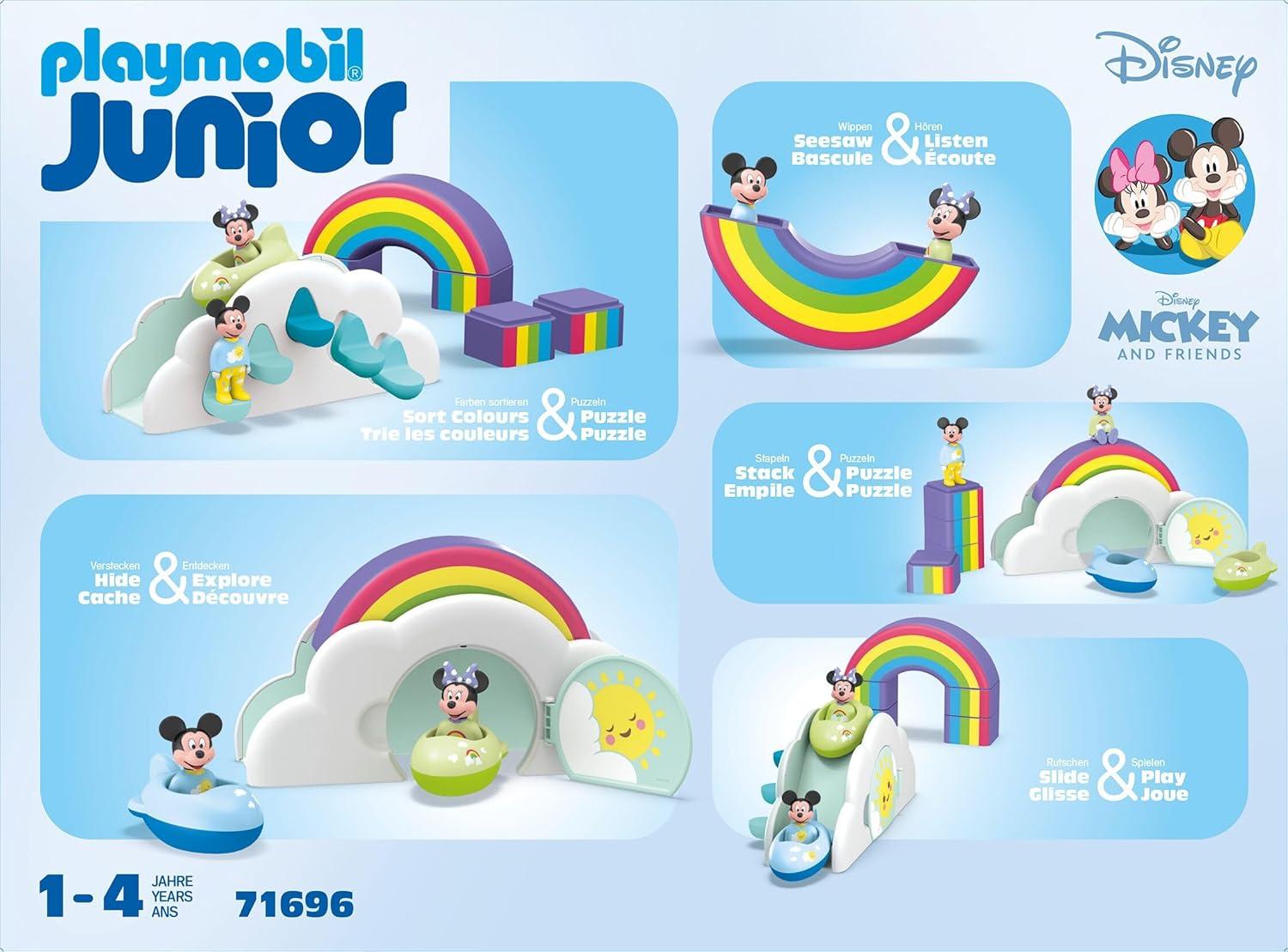 Playmobil #71696 Junior & Disney: Mickey Mouse's & Minnie Mouse's Cloud Home - Brand New!