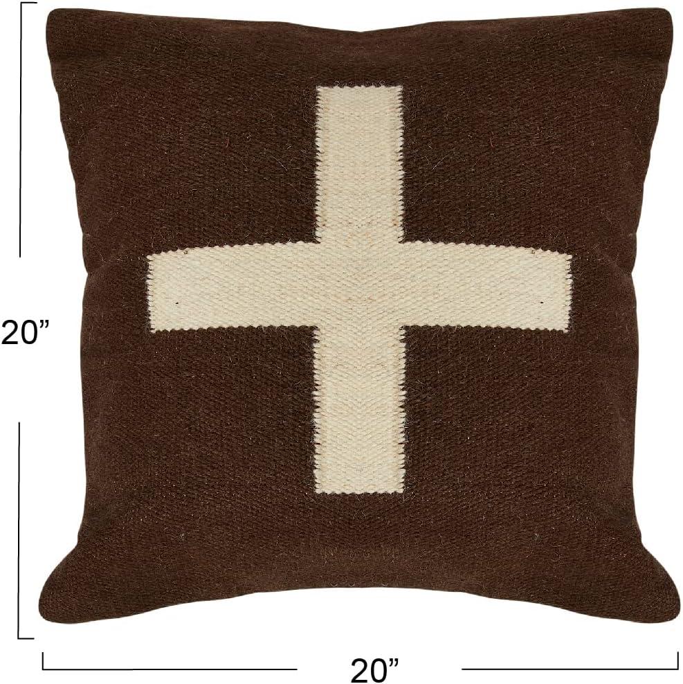 Organic Polyester Throw Square Pillow Cover & Insert