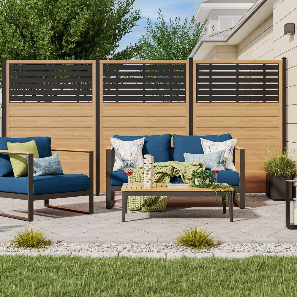 Barrette Outdoor Living 73.38'' H x 49.65'' W Vinyl Fencing Kits