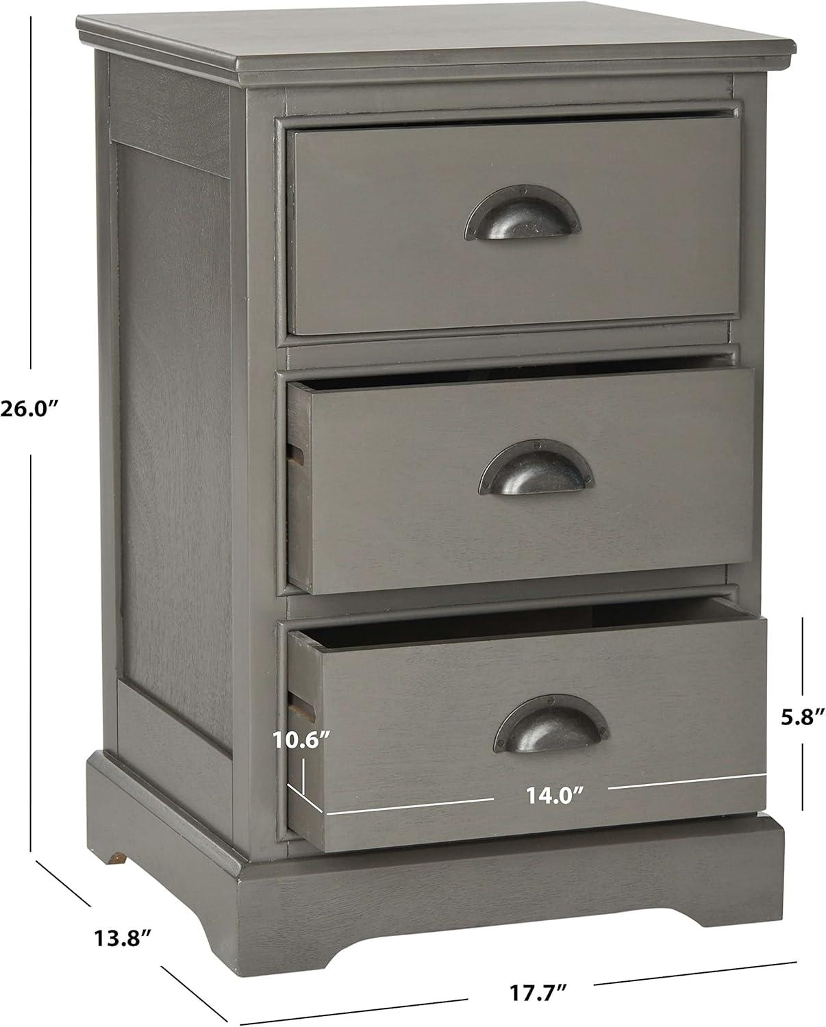 Griffin 3 Drawer Side Table - Safavieh