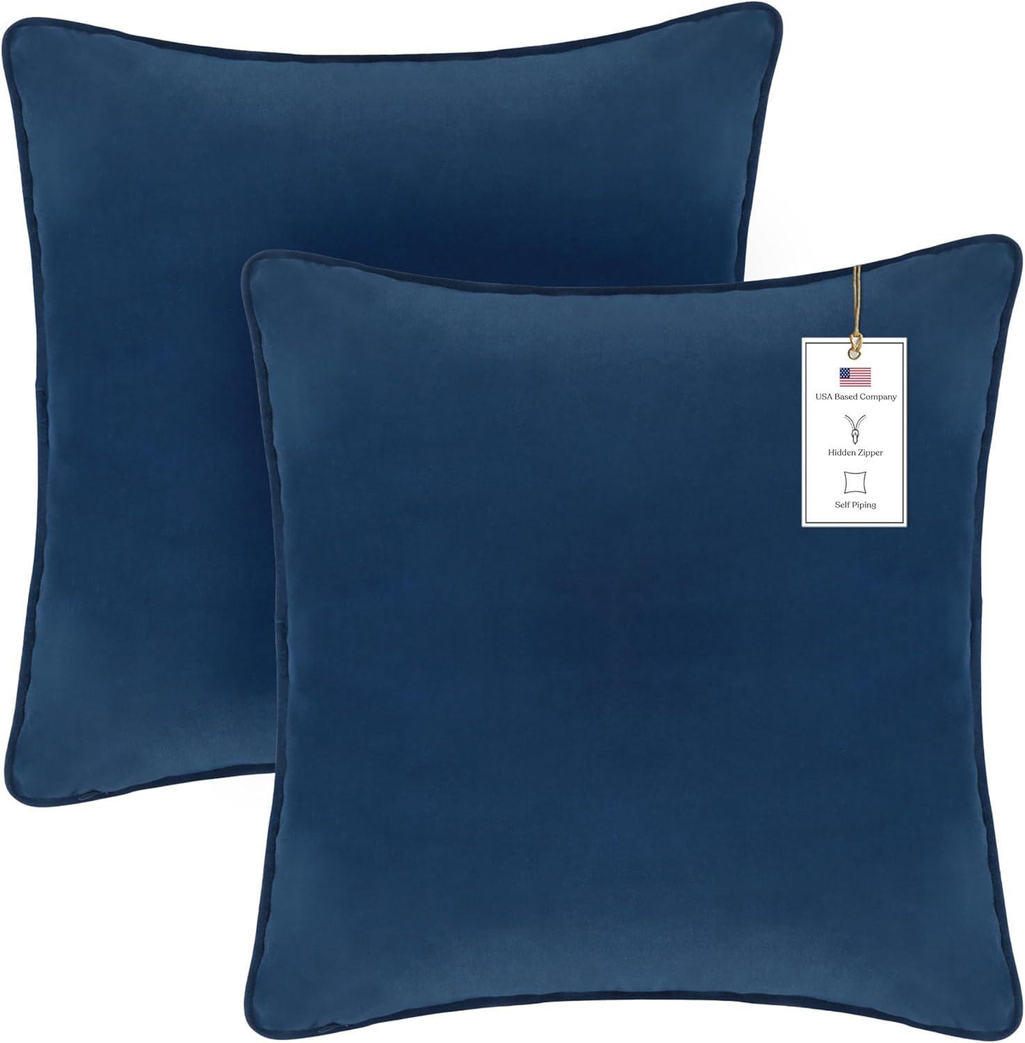 A1 Home Collections LLC Velvet Pillow Cover (Set of 2)