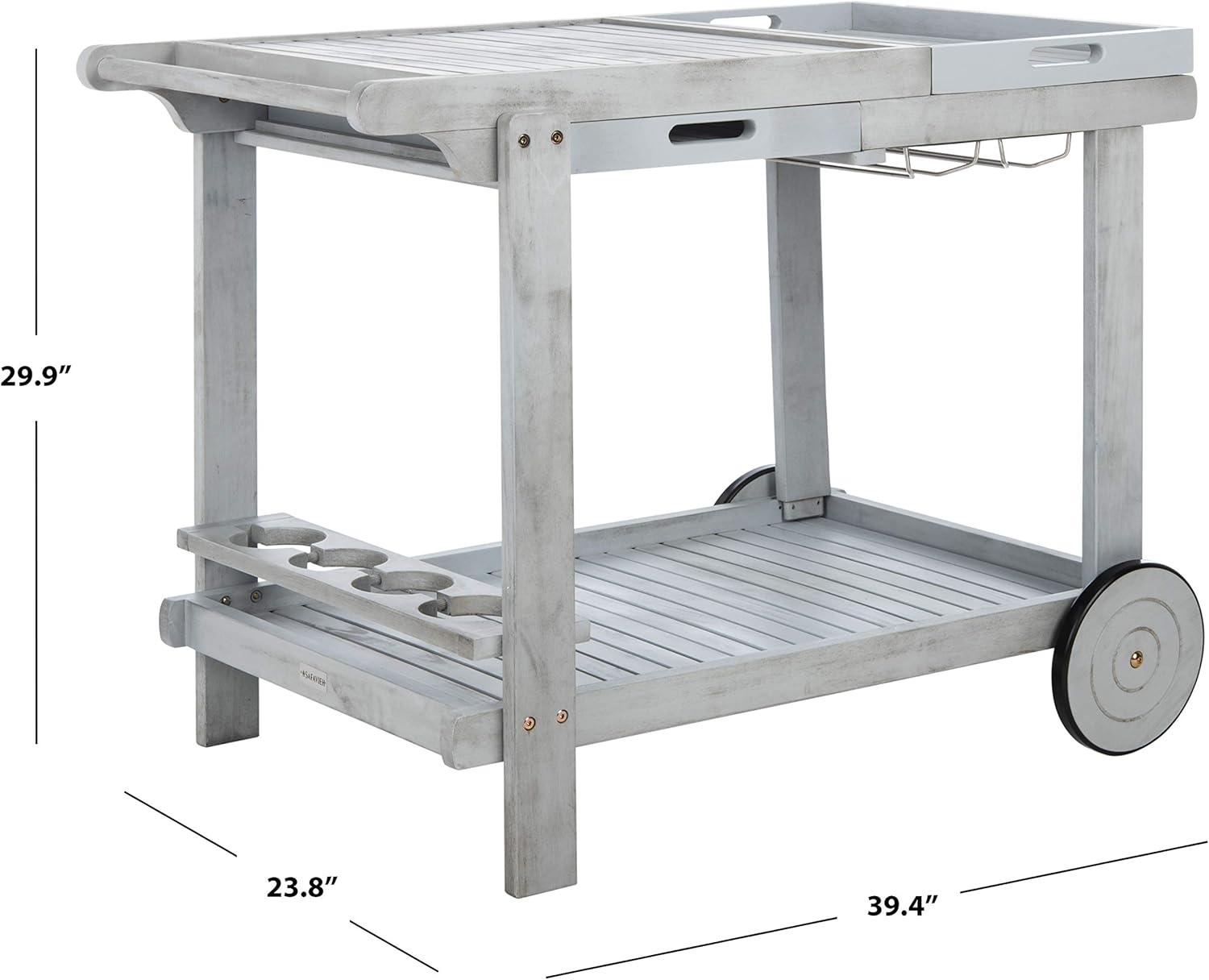 Orland Outdoor Tea Trolley  - Safavieh