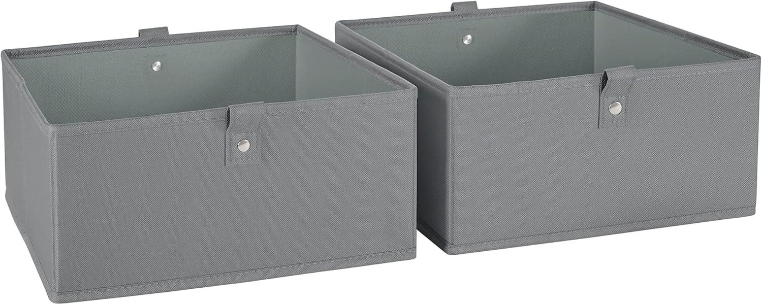 RiverRidge Kids 2pc 5" Fabric Collapsible Storage Cube Organizers for Playroom Organization