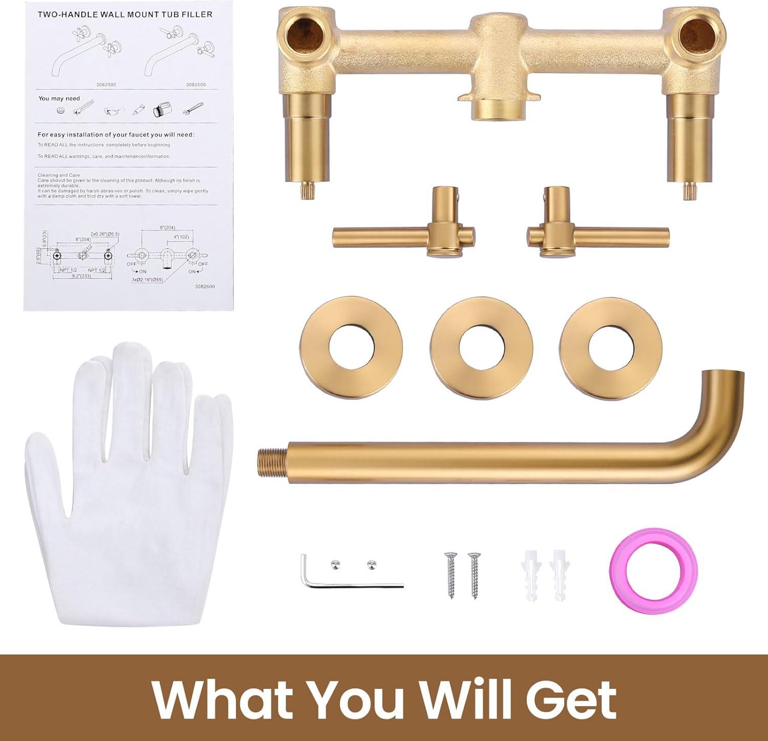 Wall Mounted Optional Bathroom Faucet