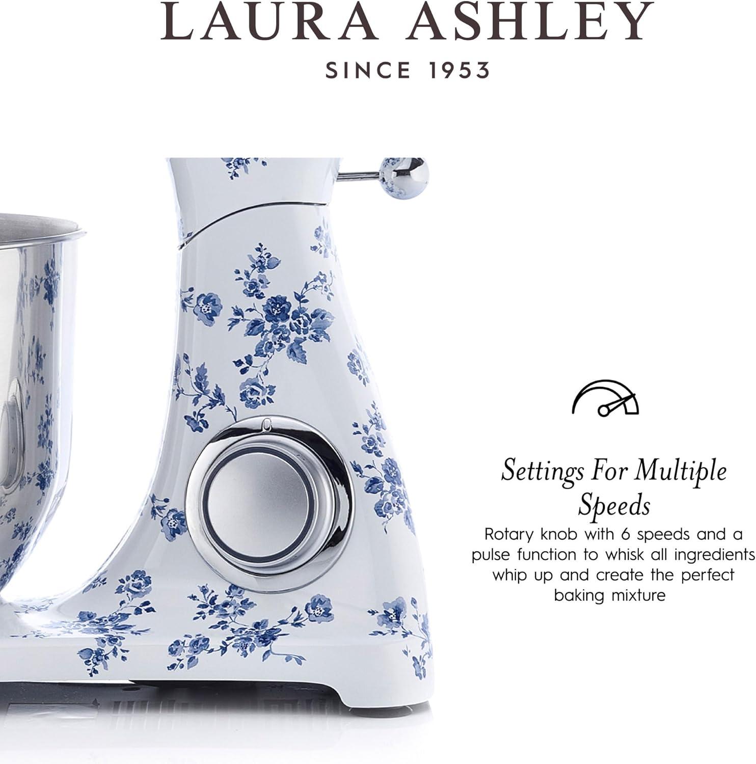 Laura Ashley 6L Diecast Stand Mixer Rose