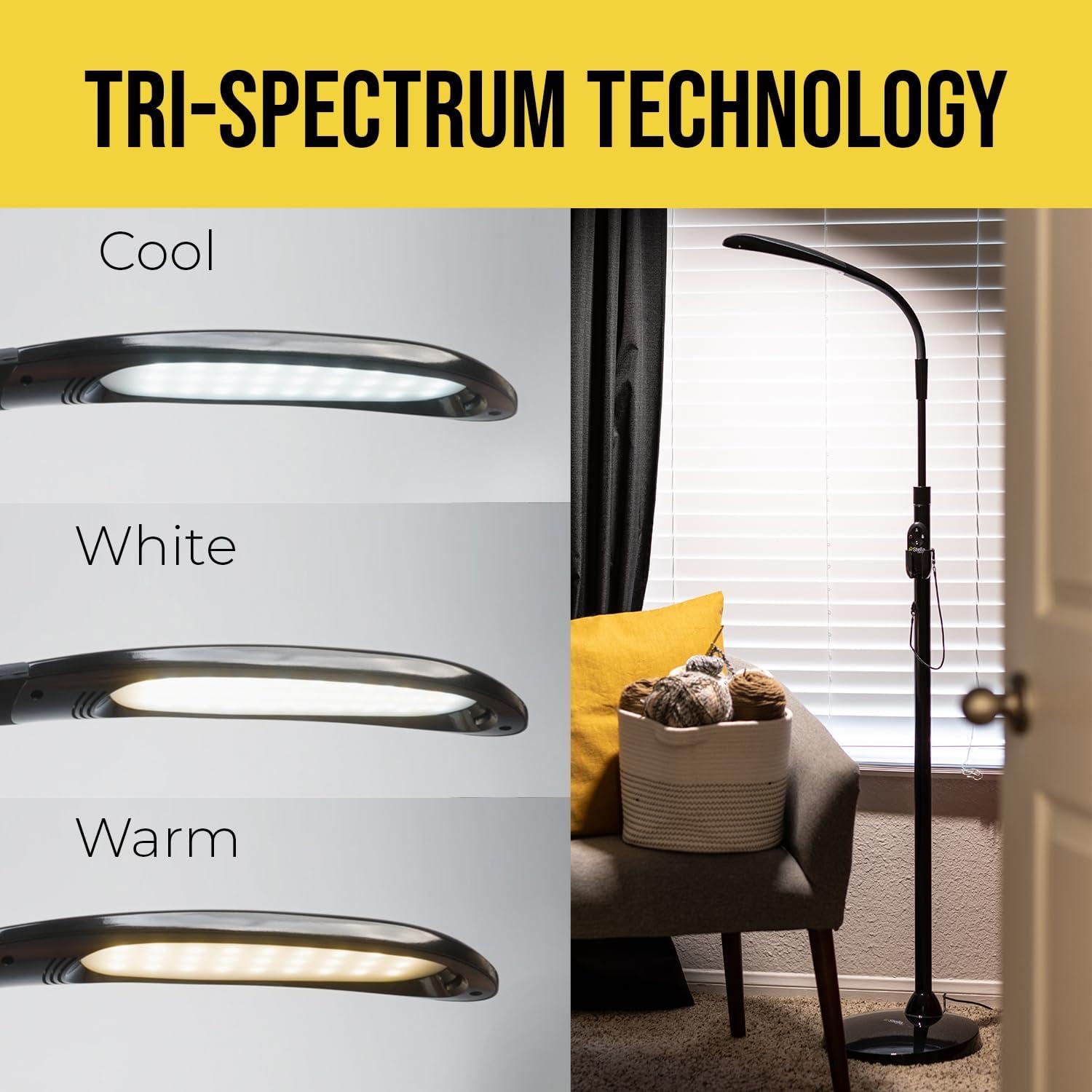 Stellasky Floor Lamp-Black