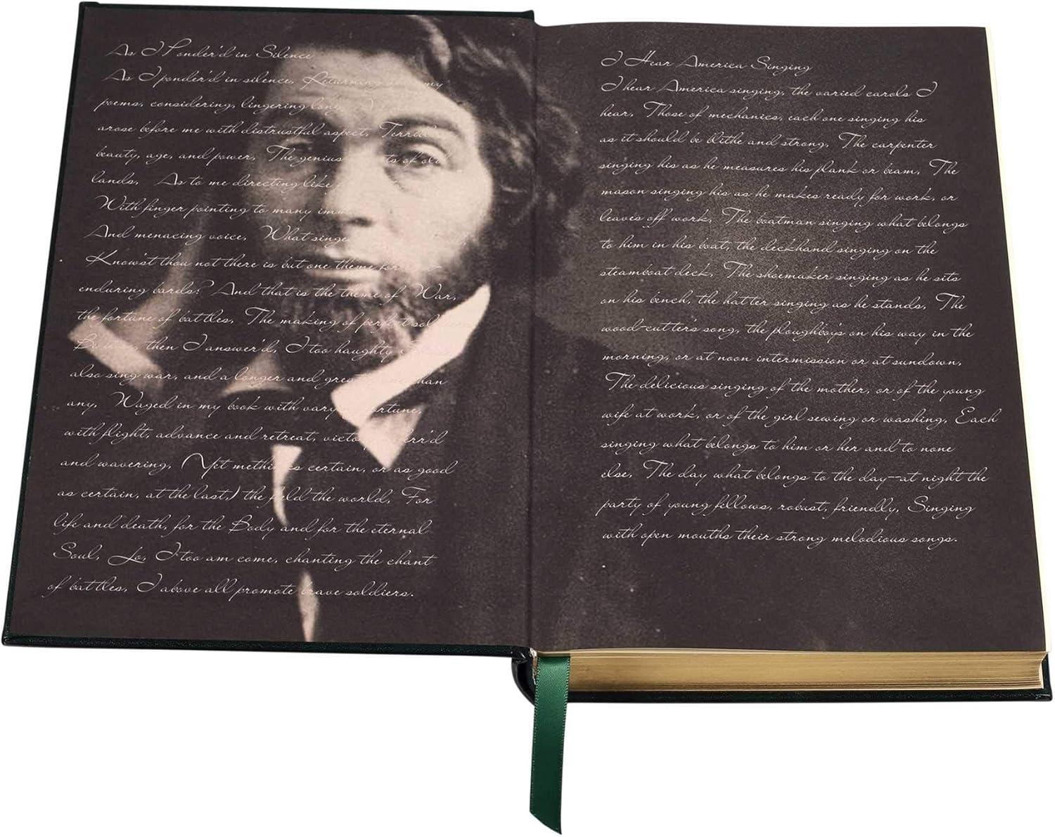 Leaves of Grass - (Leather-Bound Classics) by  Walt Whitman (Leather Bound)