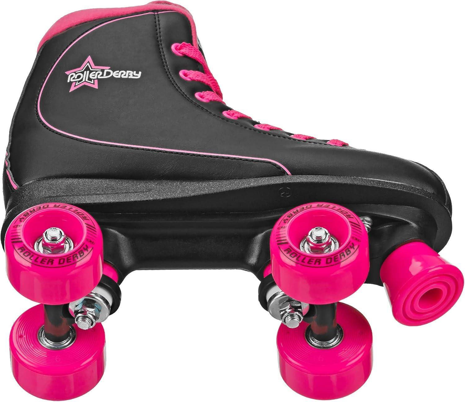 Roller Derby Roller Star 600 Women's Roller Skates - Black/Pink - Size 05