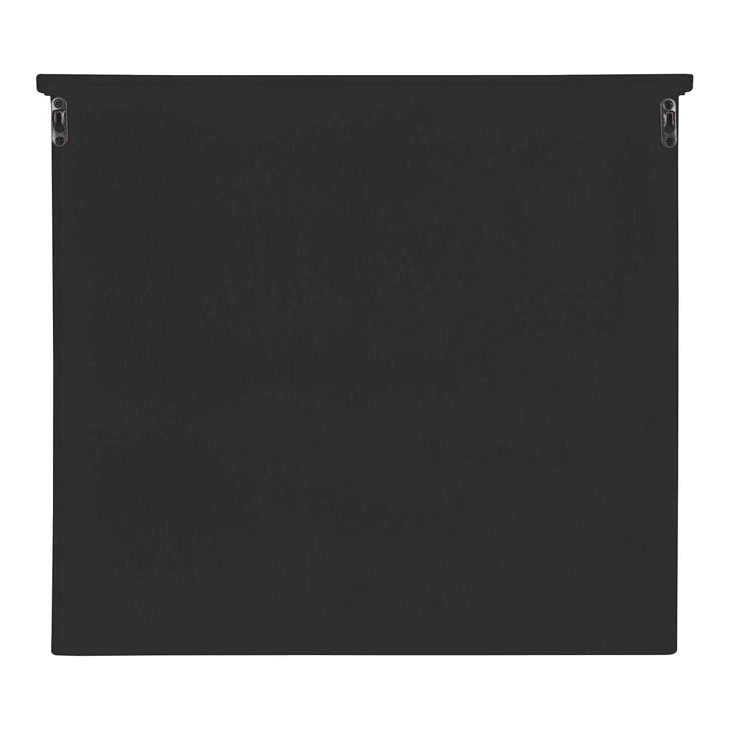 Kate and Laurel Cates Farmhouse Cabinet Wall Organizer with Sliding Barn Door and 3 Knobs, 18 x 8 x 20, Gray, Shabby-Chic Farmhouse-Inspired Mail and Key Holder for Wall