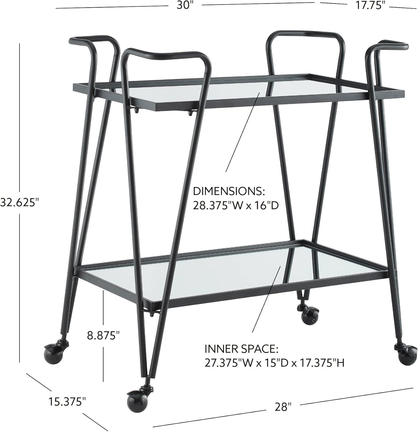 Mid-Century Modern Bar Cart - Linon