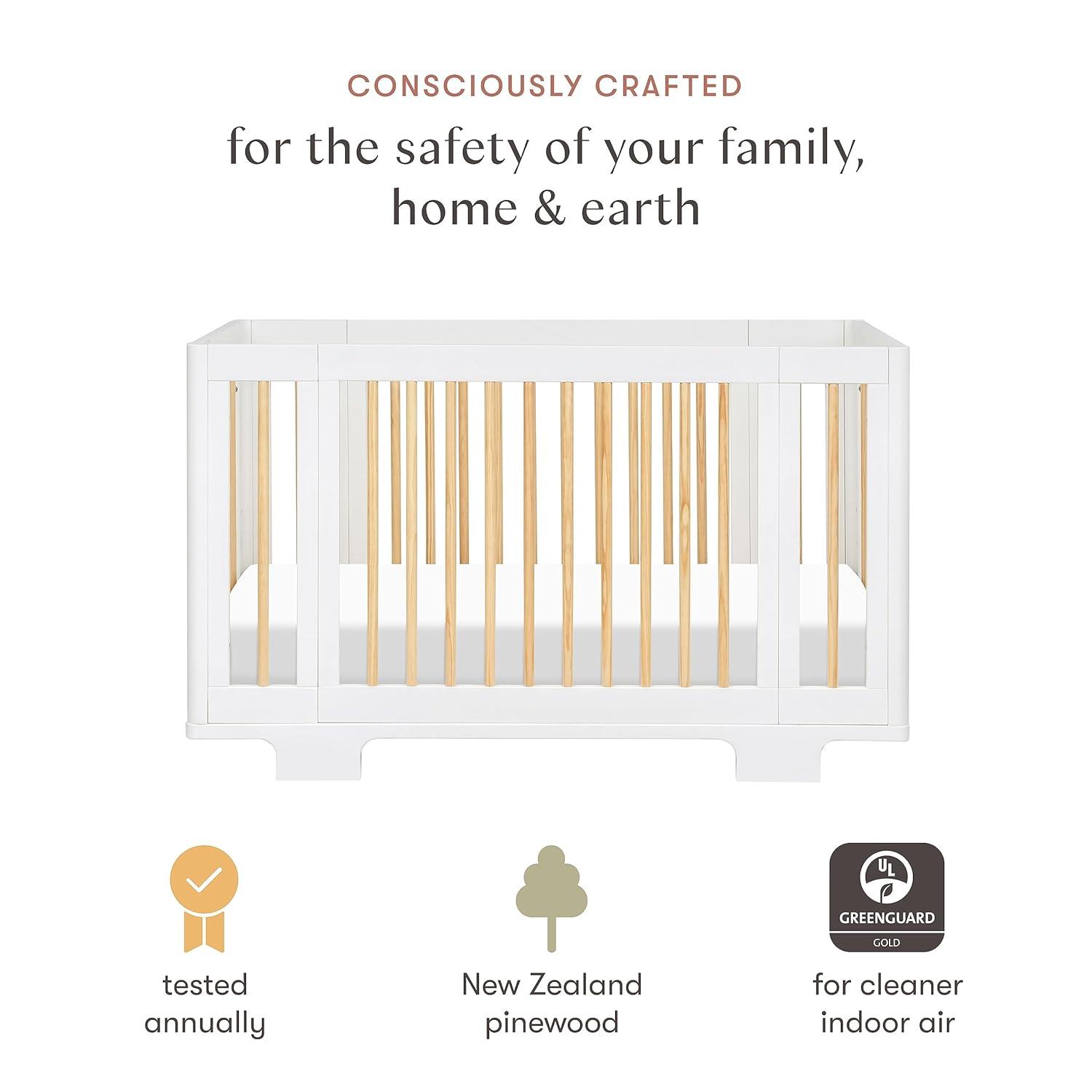 Yuzu 8-In-1 Convertible Crib With All-Stages Conversion Kits