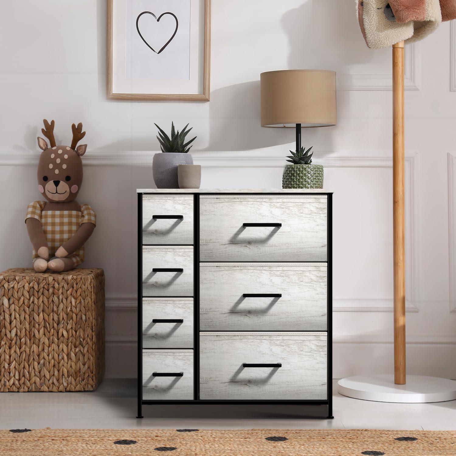 Sorbus Sorbus 10 Drawers Dresser with Steel Frame and Fabric Bins