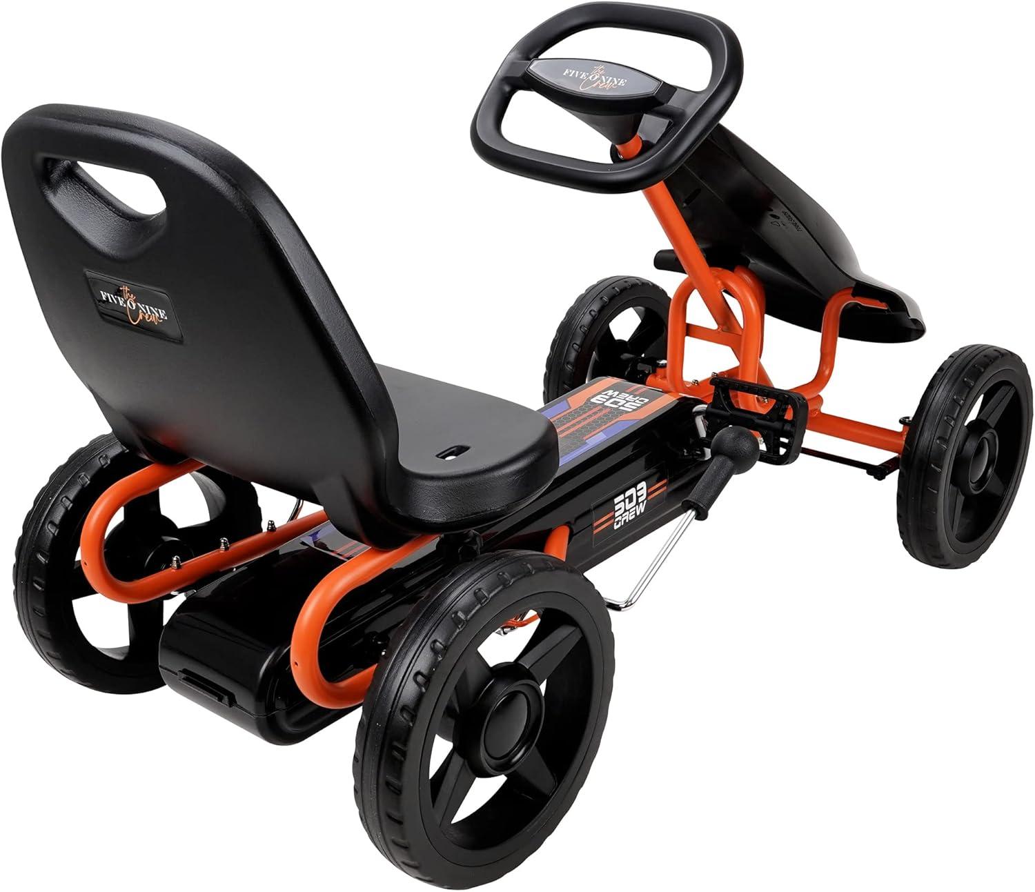 Air Jet Pedal Kids Go Kart, Orange