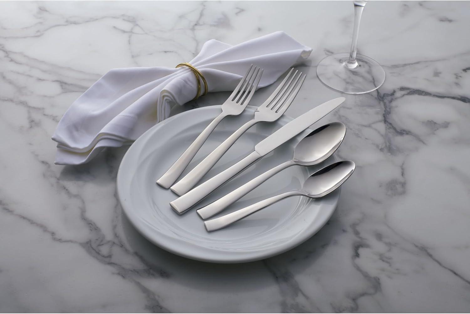 Monolith 20-Piece Stainless Steel Flatware Set for 4