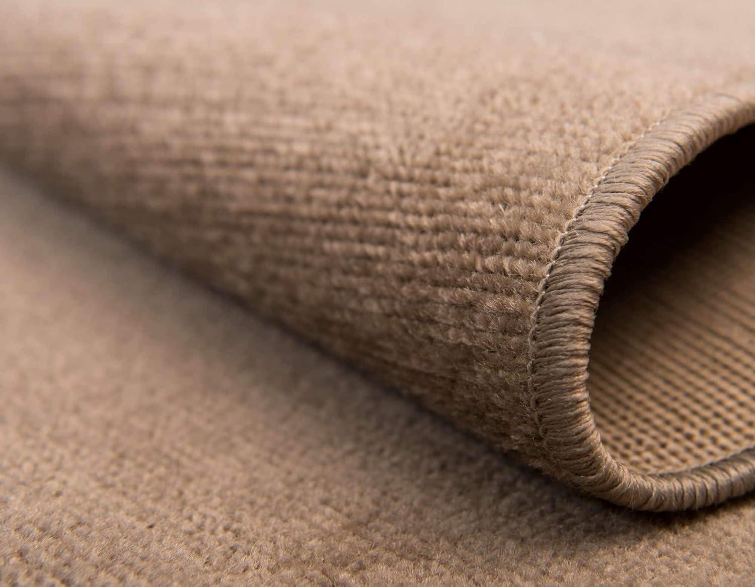 Unique Loom Williamsburg Collection Area Rug - Solid (5' 1" x 8' Rectangle Light Brown)