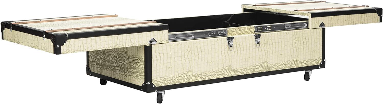 Zoe Trunk/Coffee Table - Cream - Safavieh