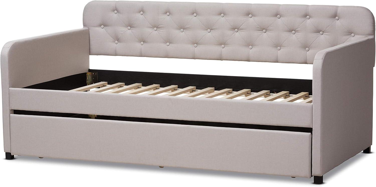 Baxton Studio Daybeds Twin Beige