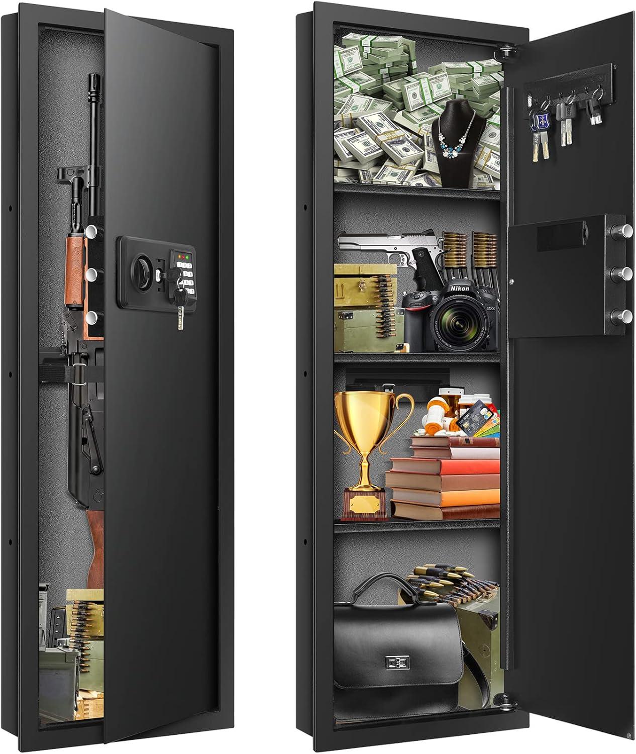 KJETHKEY 43.3" Tall Fireproof Wall Safes