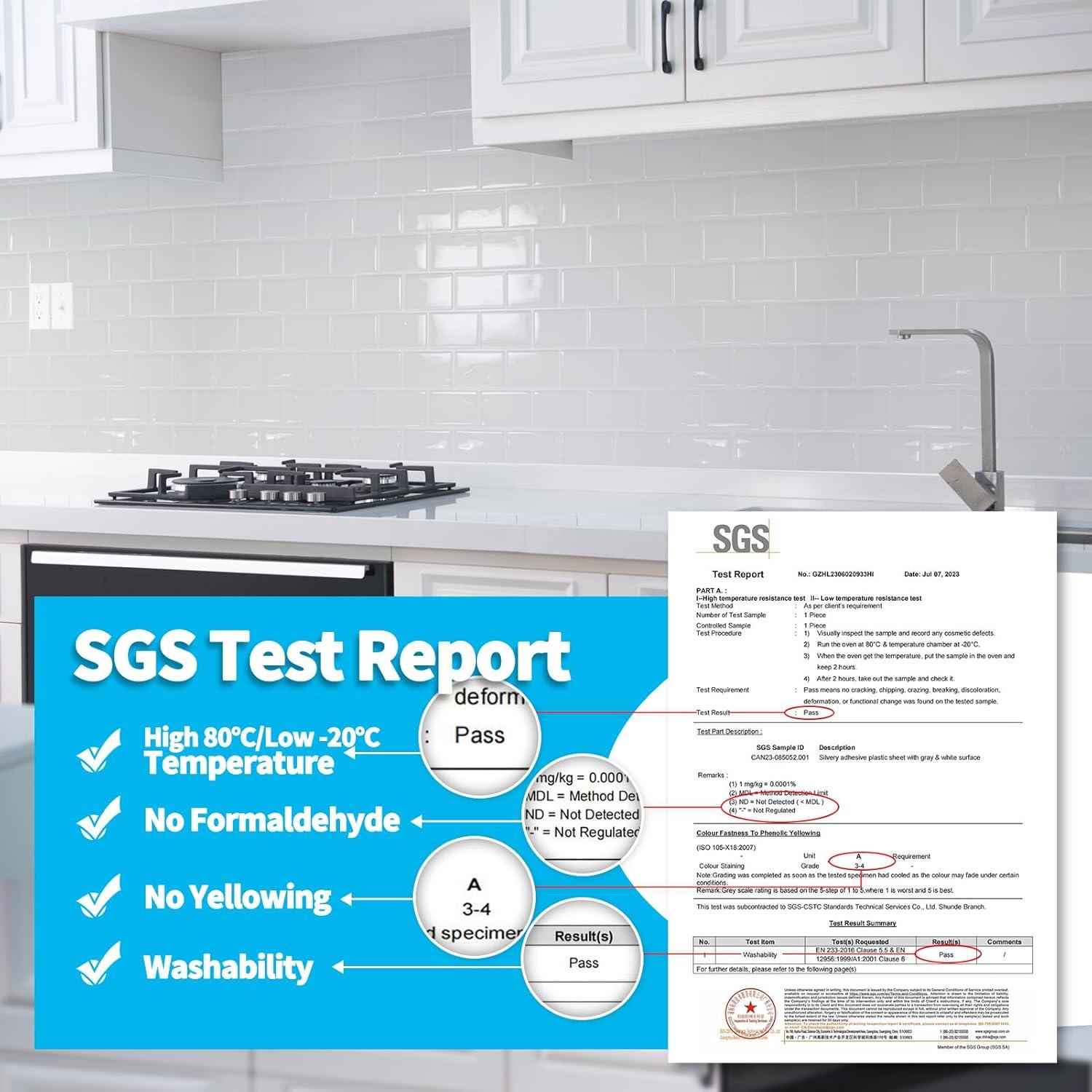 Art3d 10-Sheet Peel and Stick Backsplash Tile for Kitchen, Textured Self-Adhesive Subway Wall Tile for Kitchen Bathroom Laundry Room, Enhanced Backing Adhesion & Thicker Design - 12"x12" White