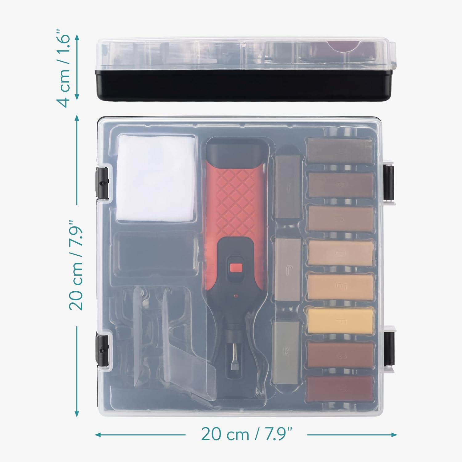 Navaris Wood Floor Repair Kit - Wax Sticks and Melting Tool, 1 Count