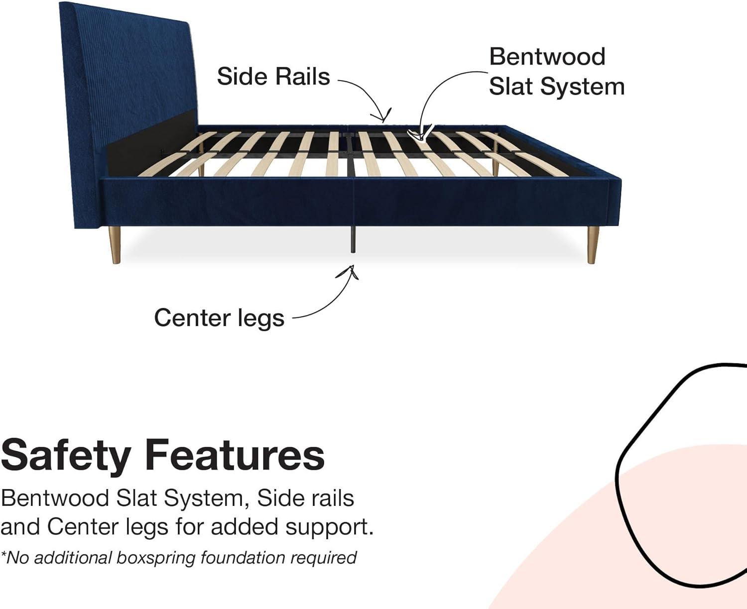 Daphne Upholstered Platform Bed